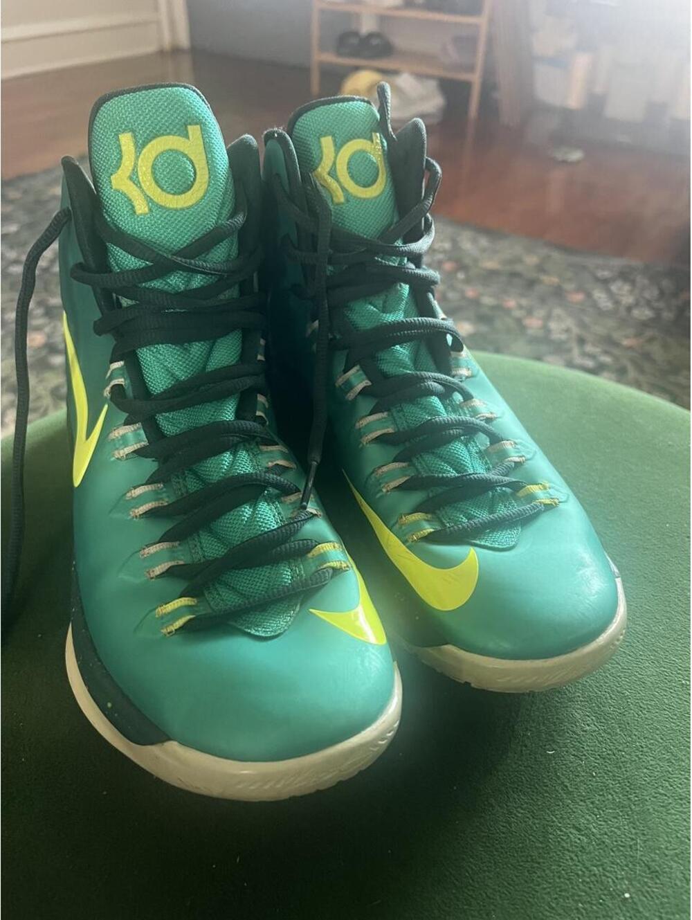 Nike Zoom KD 5 Hulk Kevin Durant Atomic Teal  554988-300 Men’s 7.5 US 40.5 EU